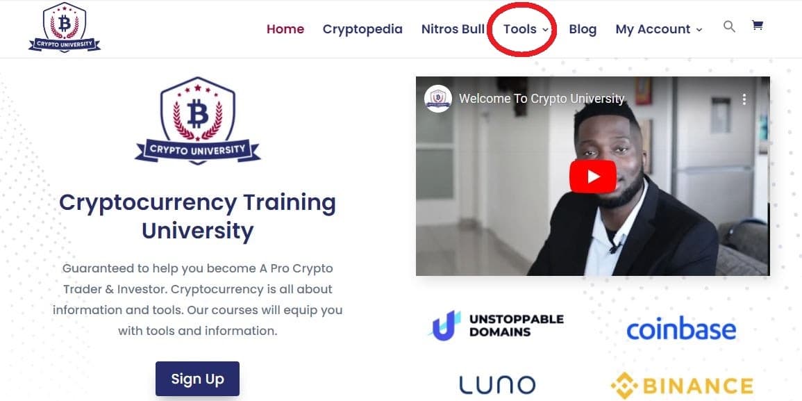 How To Register For Crypto University or Buy The Nitros Bull Step By Step Tutorial