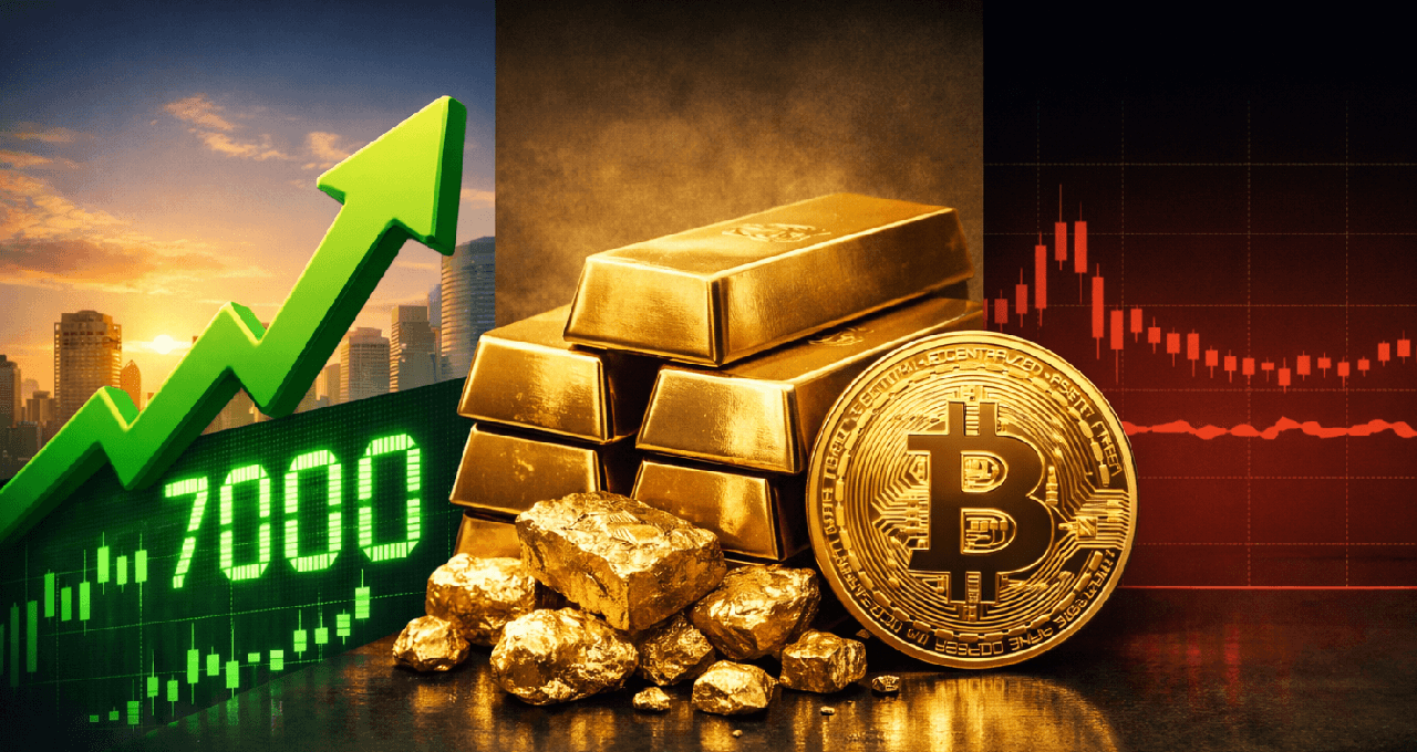 The Great Divergence: Why Are Stocks and Gold Soaring While Bitcoin Stumbles?