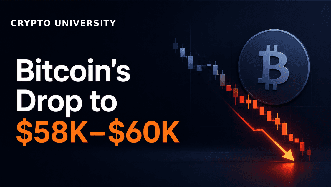 Bitcoin's Drop to $58K–$60K: What Every Beginner Trader Needs to Know Right Now