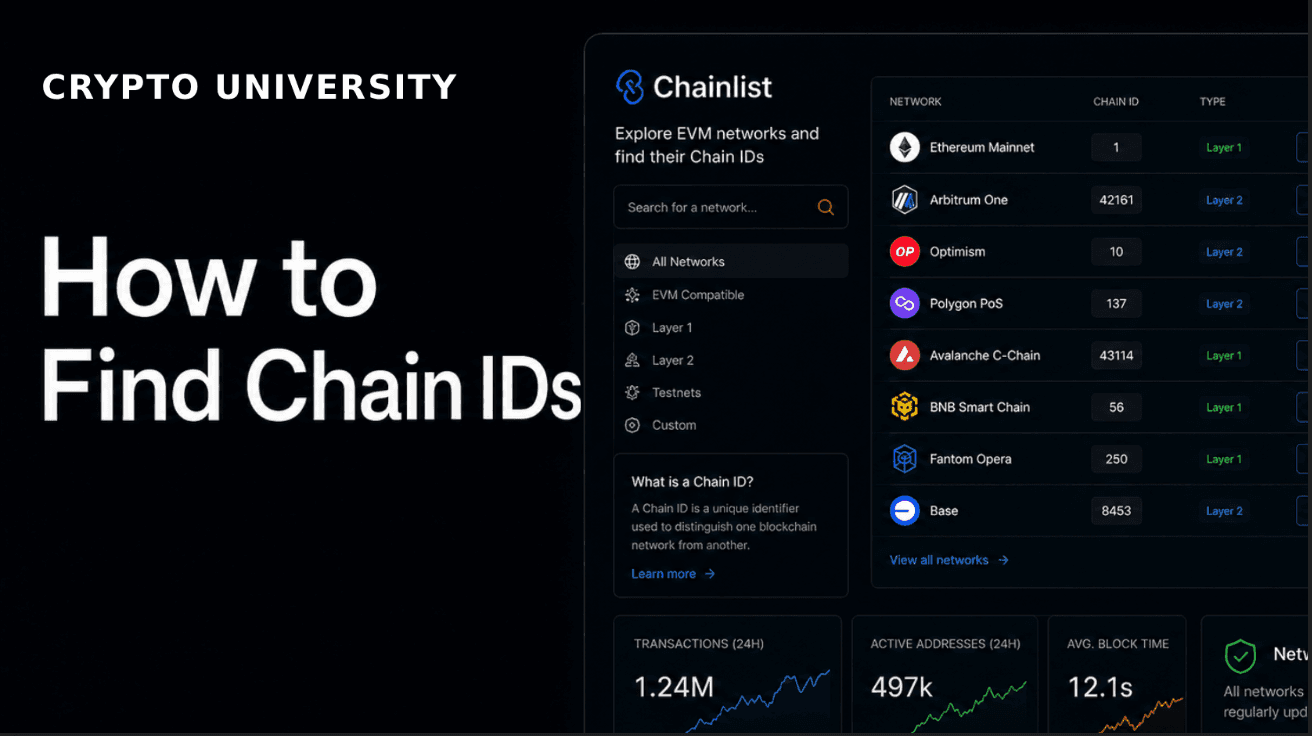 Chainlist: How to Find Chain IDs and Add EVM Networks to Your Wallet