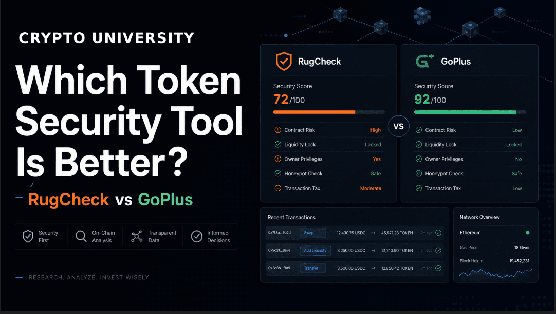 RugCheck vs GoPlus: Which Token Security Tool Is Better?